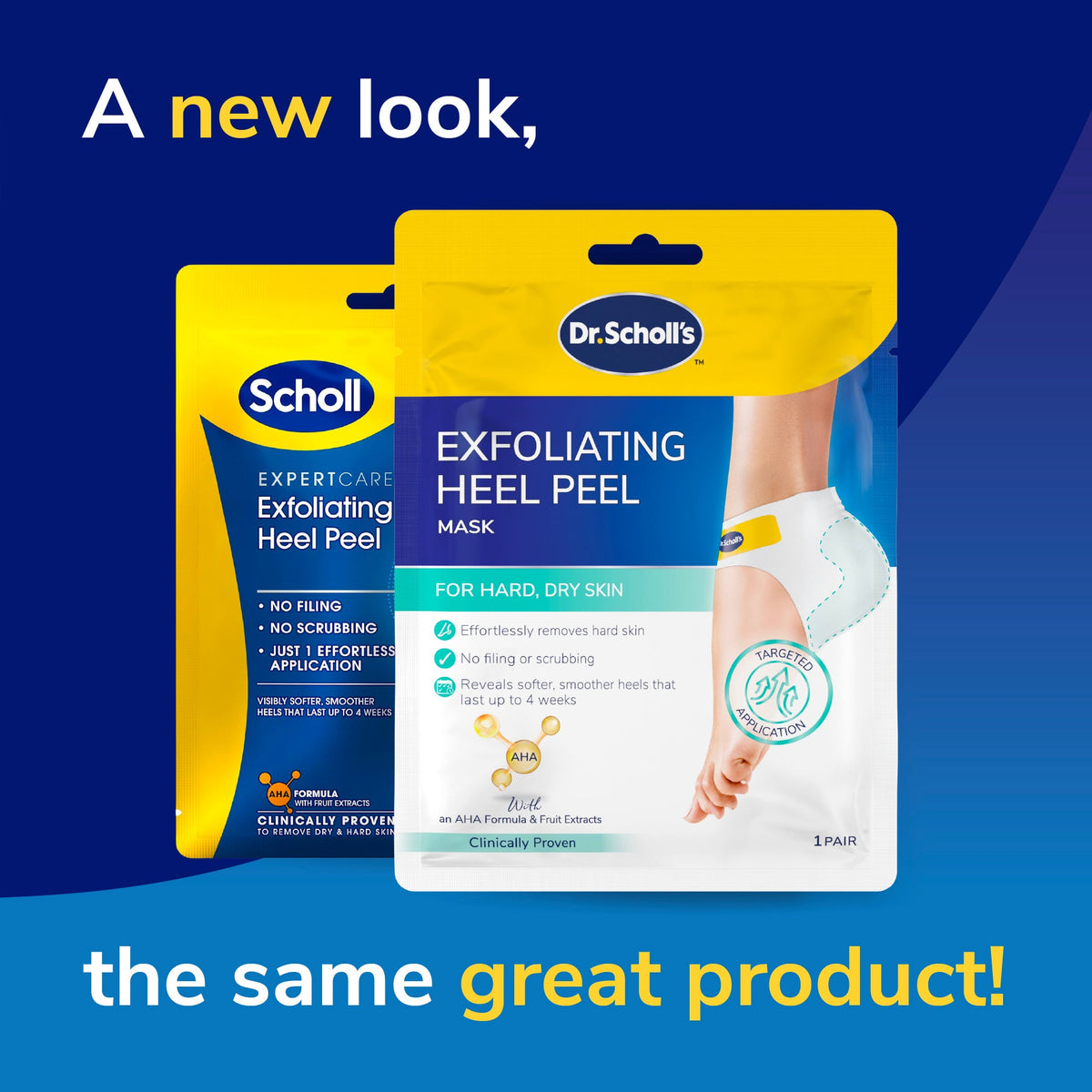 Dr. Scholl’s™ kuoriva kantapäinaamio