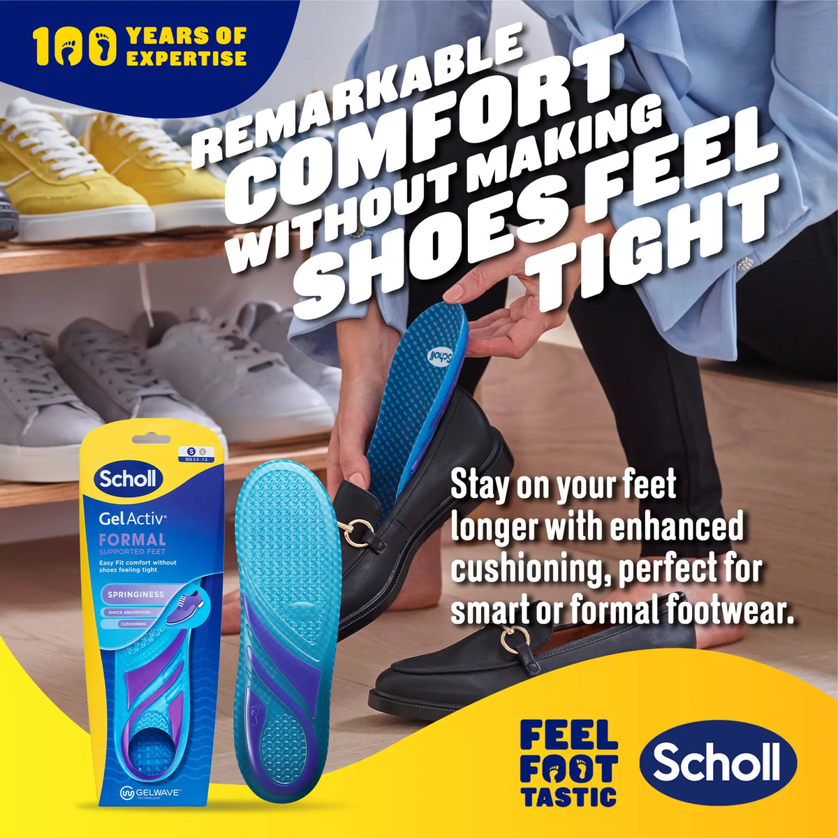 GelActiv™ Formal Insoles Small