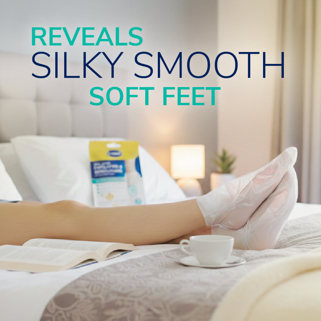 Dr.Scholl’s - Máscara esfoliante e hidratante para pés, de dupla ação