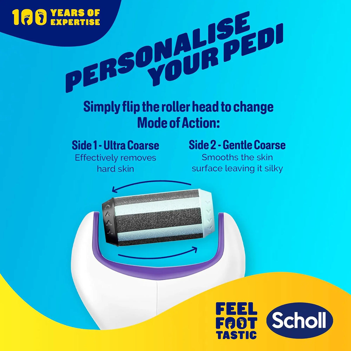 Scholl Care 2-in-1 Expert Care Foot File Roller Head Refill