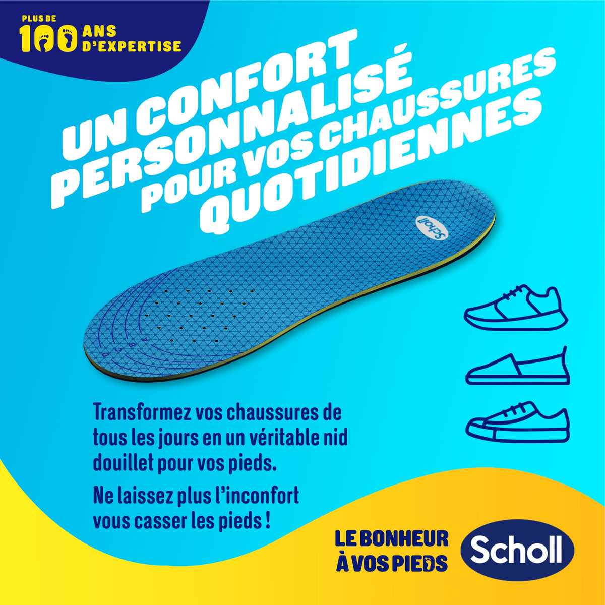 Scholl GelActiv avslappende innleggssåler - størrelse 35.5-40.5