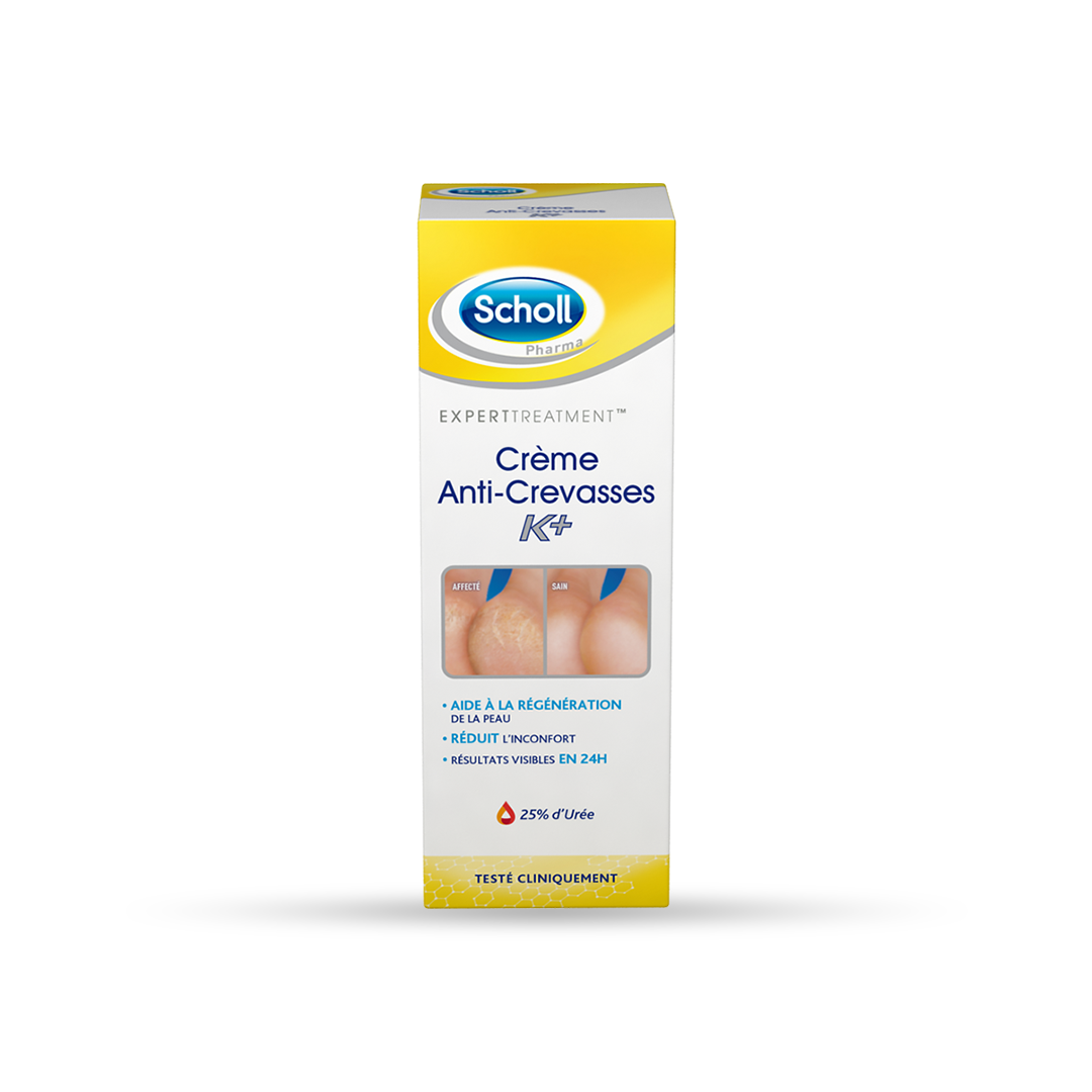 Scholl K+ reparerande kräm mot hälsprickor 60ml