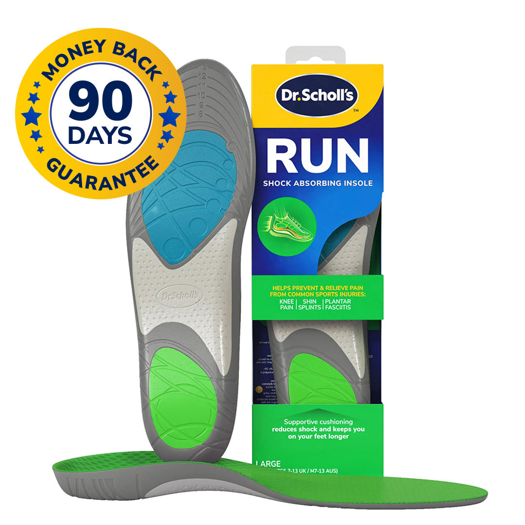 Dr. Scholl’s™ Run Shock Absorbing Insoles, AUS Shoe Size 7-13