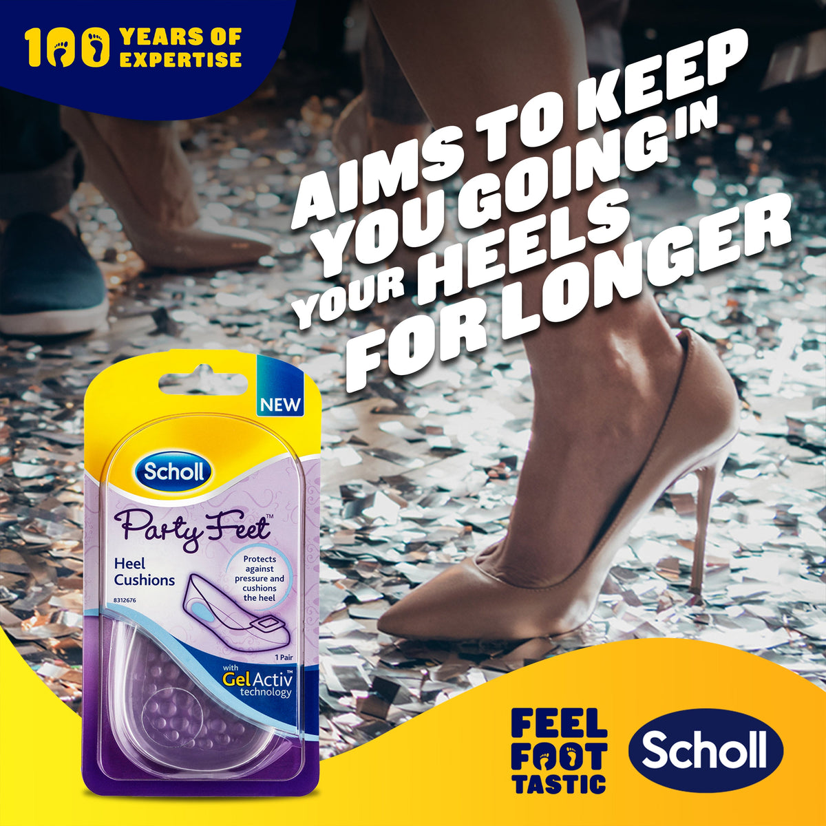 Scholl Party Feet® かかと用クッション