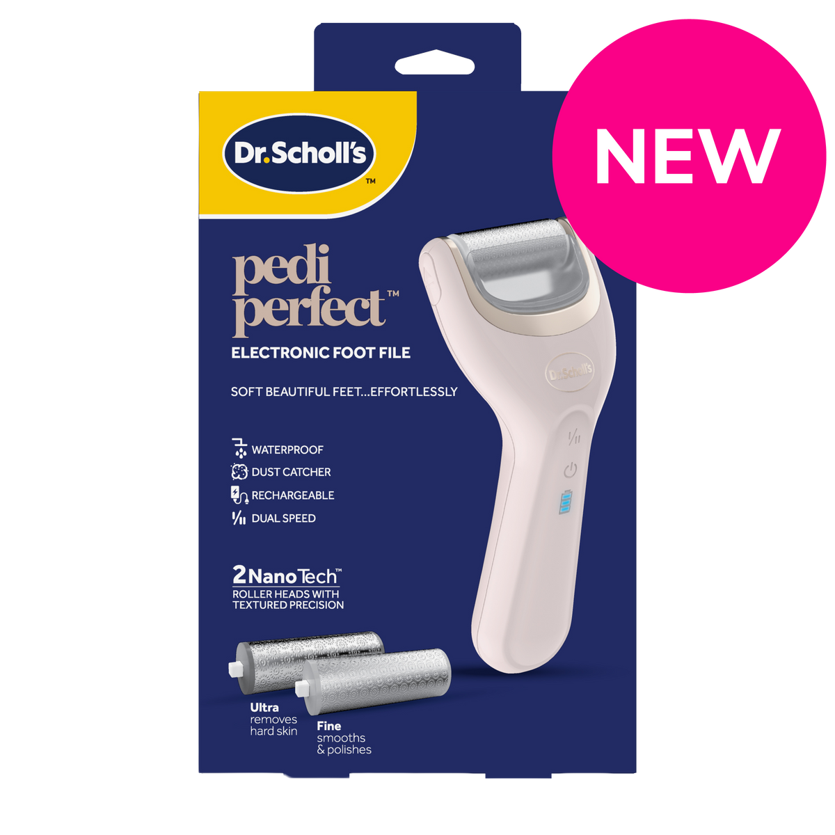 Elektryczny pilnik do stóp Dr.Scholl's™ Pedi Perfect