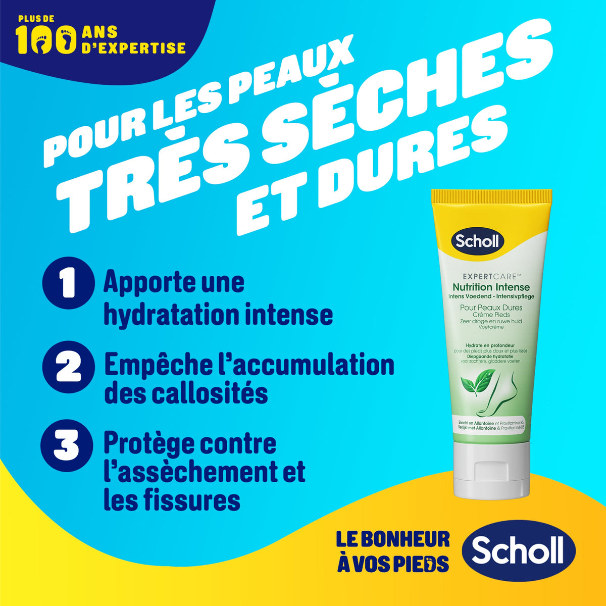 Scholl intensywnie odżywczy krem do stóp do twardej skóry, 75ml
