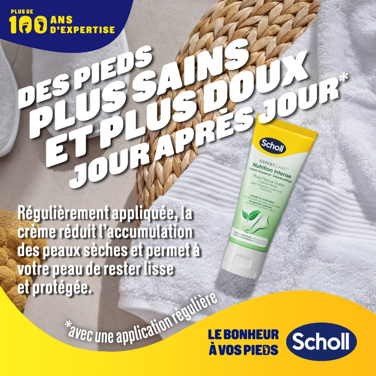 Scholl intensywnie odżywczy krem do stóp do twardej skóry, 75ml