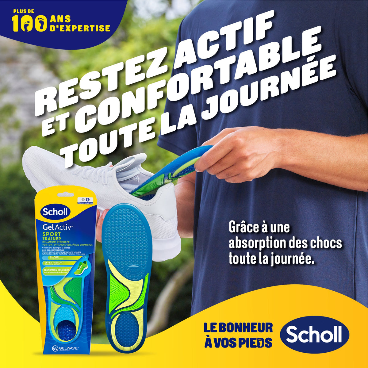 Solette Scholl GelActiv Sport - numero 40 - 46.5