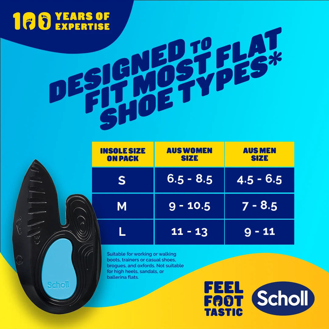 Scholl In-Balance® indlægssål til lindring af hælsmerter