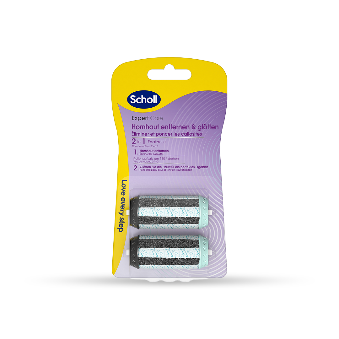 Scholl ExpertCare Głowice obrotowe 2w1 2 sztuki