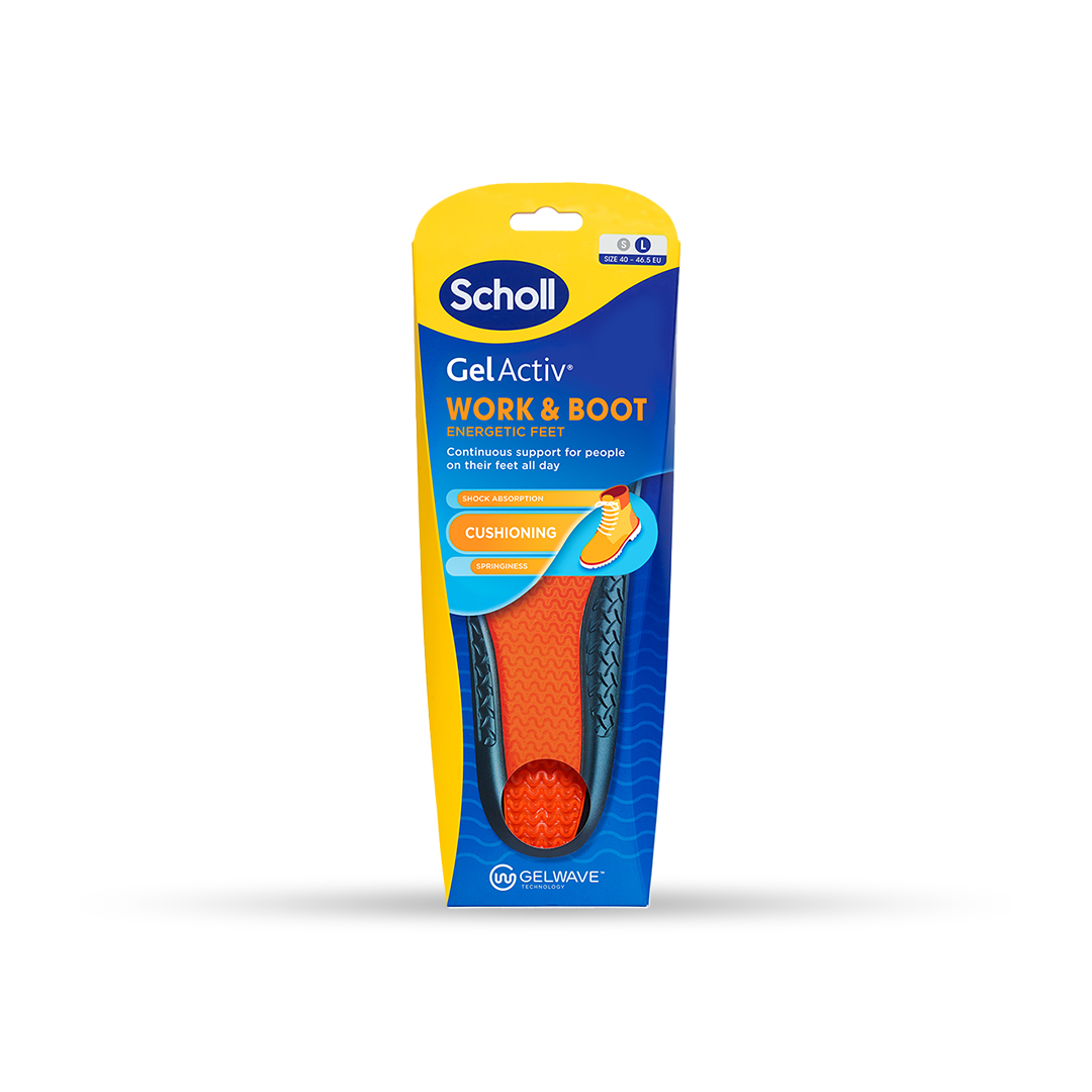 Scholl GelActiv® inlegzolen voor WERKSCHOENEN, 1 paar L (40-46,5)