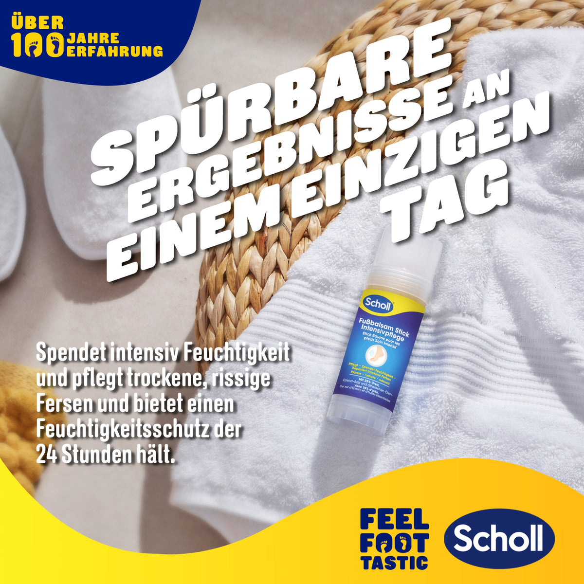 Scholl DE Care Fussbalsam Stick Intensivpflege