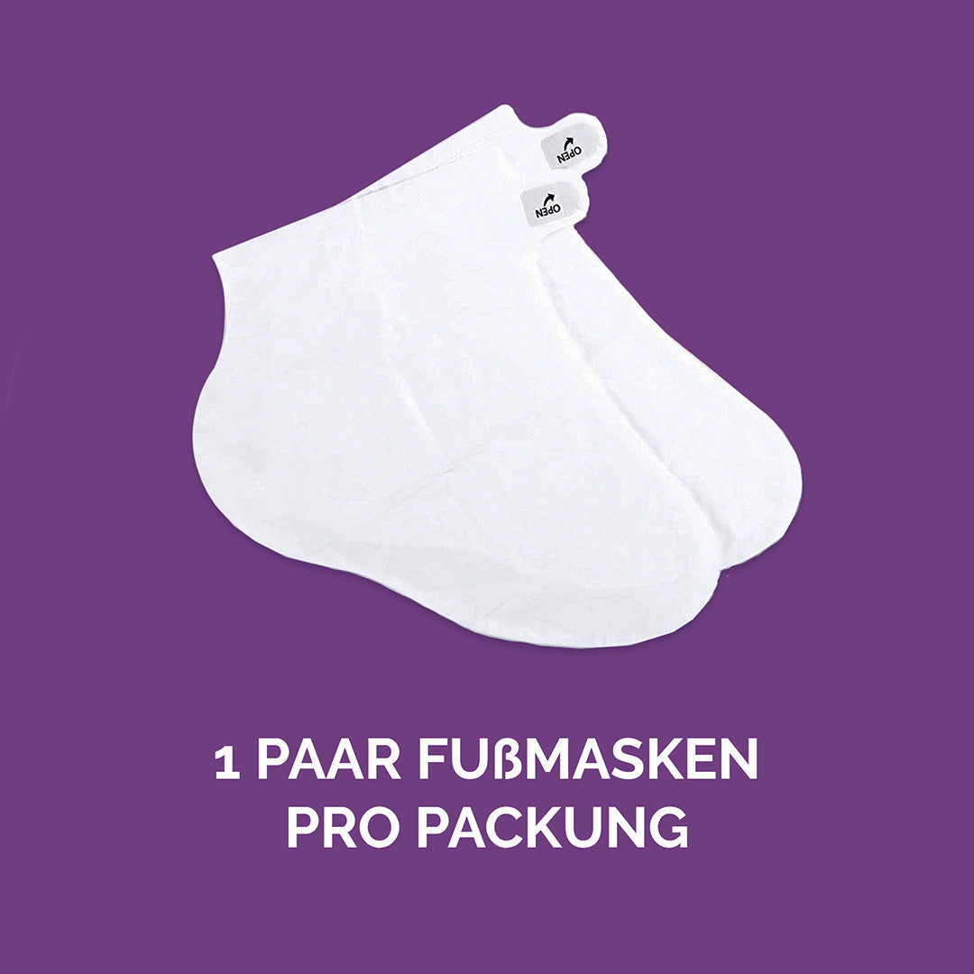 Scholl DE Care Scholl ExpertCare Intensiv pflegende Fußmaske in Socken – Enstpannende Maske mit Lavendelöl