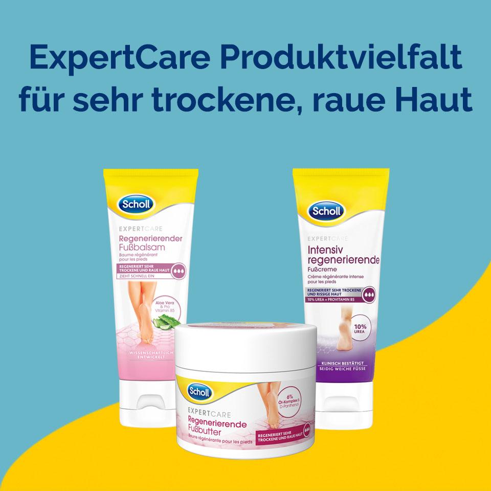 Scholl DE Care Scholl Regenerierender Fußbalsam 75ml - Für sehr trockene und raue Haut