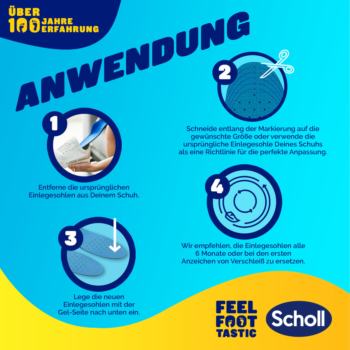 Scholl DE Insoles 35.5 - 40.5 GelActiv™ Work Einlegesohlen Frauen