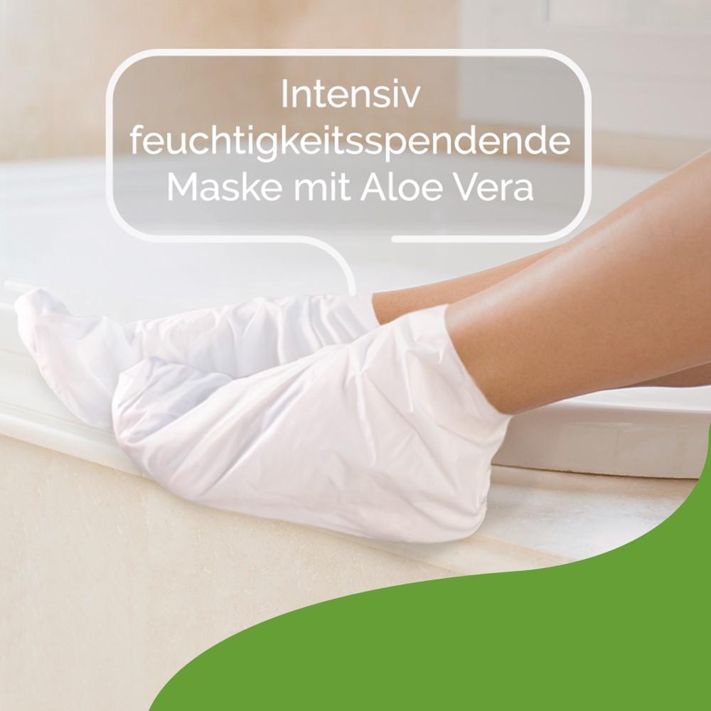 Scholl Site DE Care Scholl ExpertCare intensiv pflegende Fußmaske in Socken – intensiv feuchtigkeitspendende Maske mit Aloe Vera