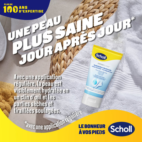 Scholl Crema para pies de hidratación intensiva para pieles secas, 150ml