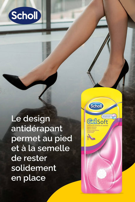 Semelle Gel Soft pour Elle Chauss. Ouvertes