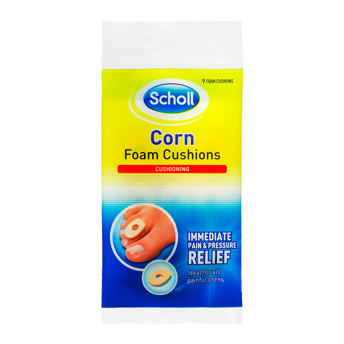 Scholl Aid Corn Foam Cushion (9 Small)
