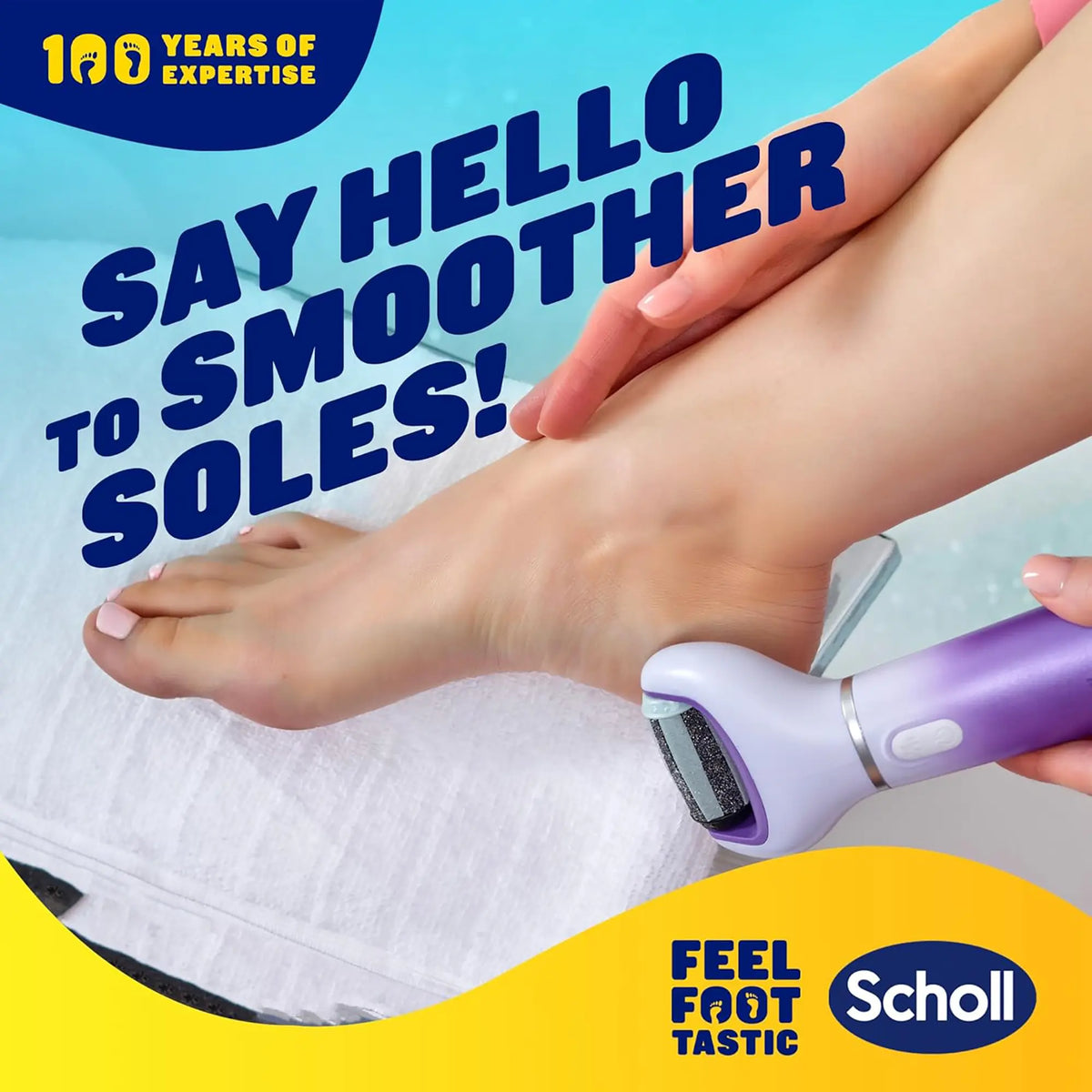 Scholl Care Purple Expert Care 2-in-1 File & Smooth Foot File