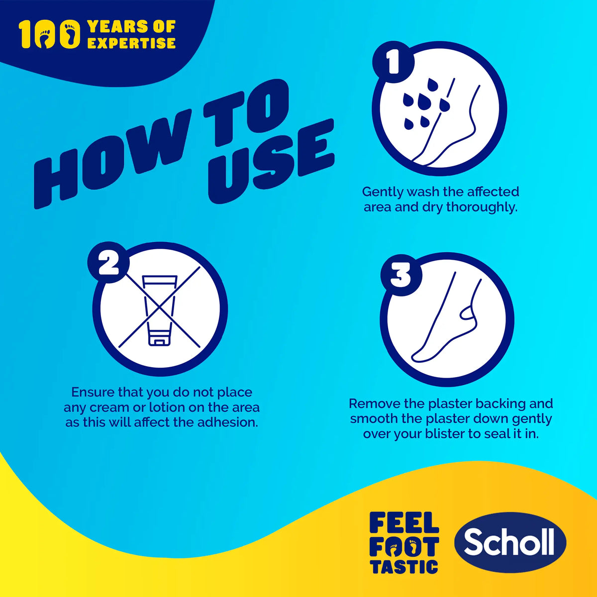 Scholl Aid Large Blister Plasters Pack of 5