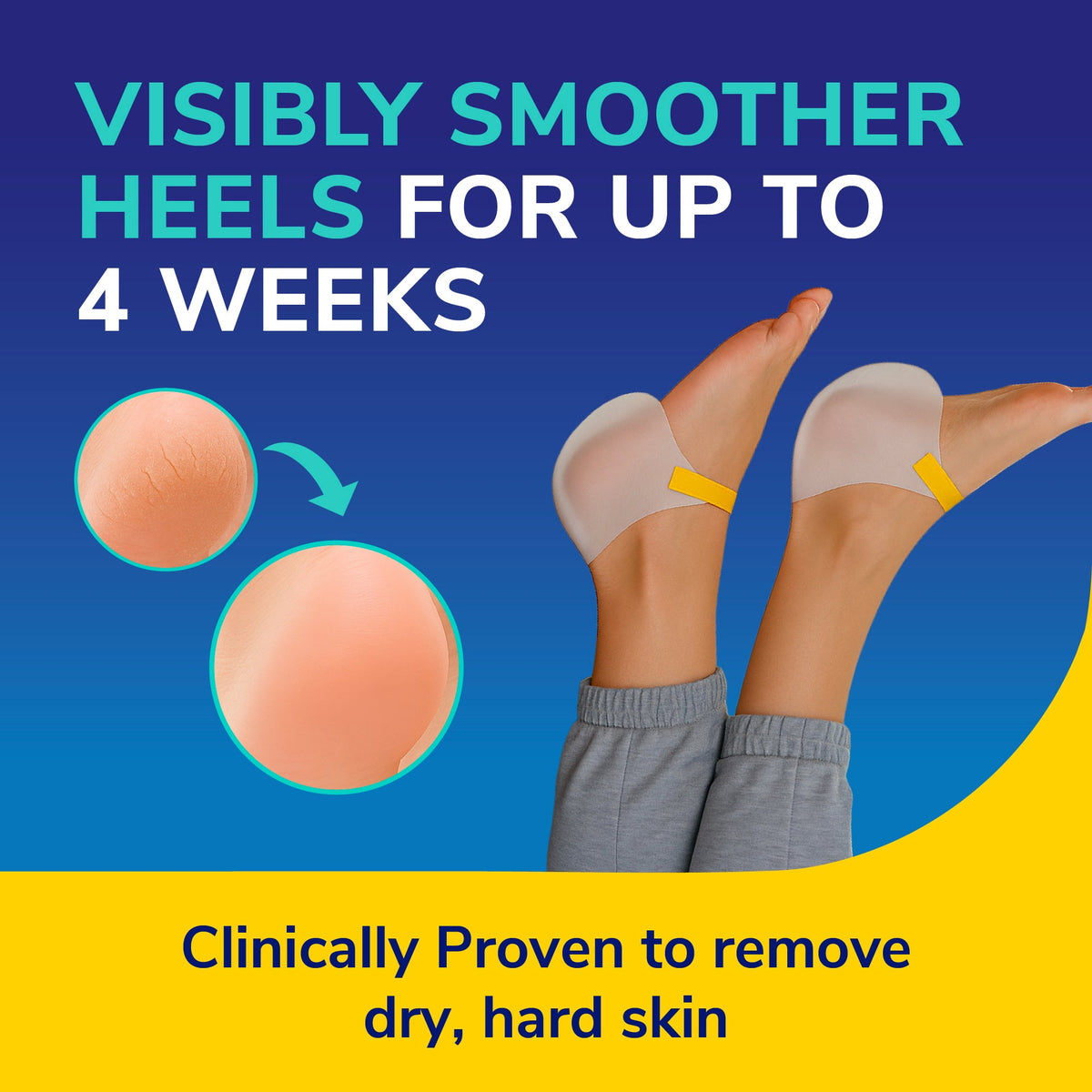 Dr. Scholl’s™ eksfolierende hælmaske