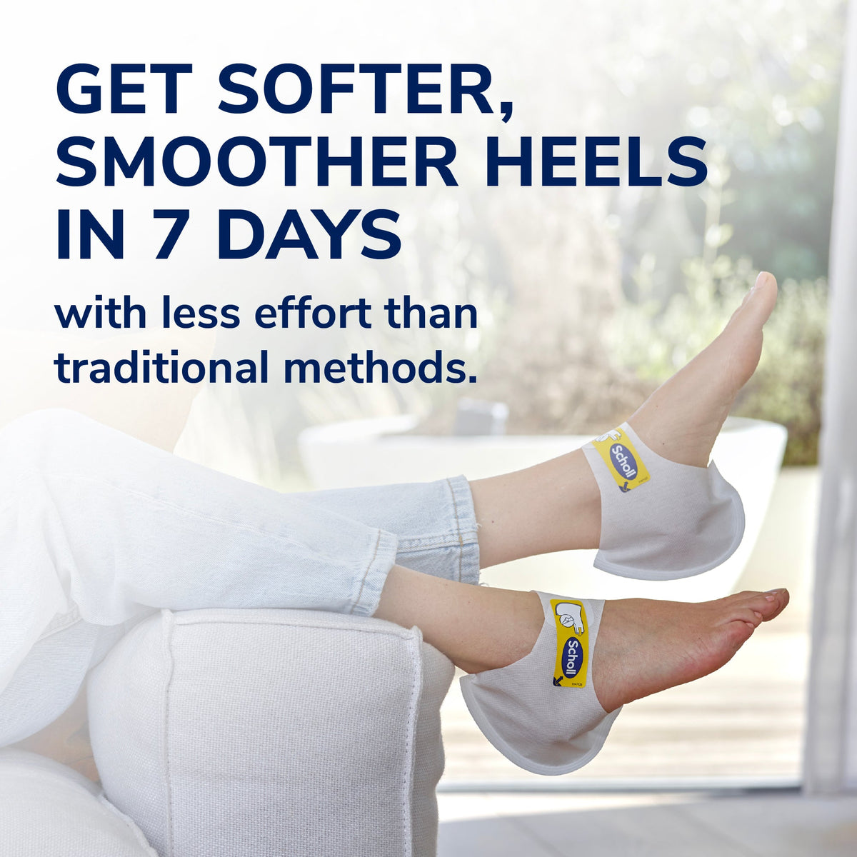 Dr. Scholl’s™ eksfolierende hælmaske
