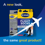 Flight Socks Cotton Feel: Black, Large