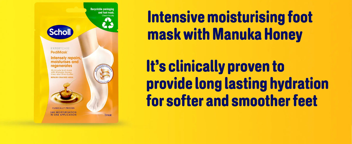 ExpertCare Foot Mask with Manuka Honey