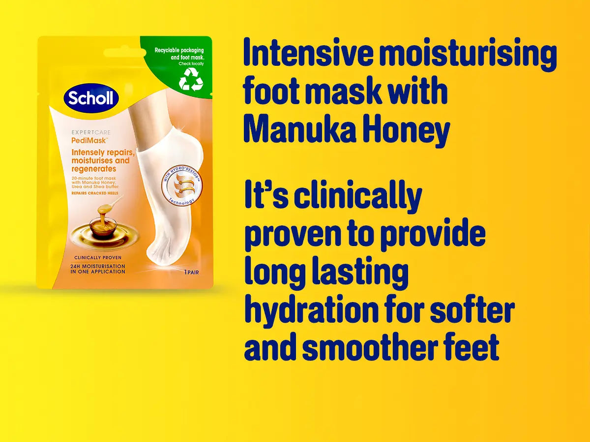 ExpertCare Foot Mask with Manuka Honey