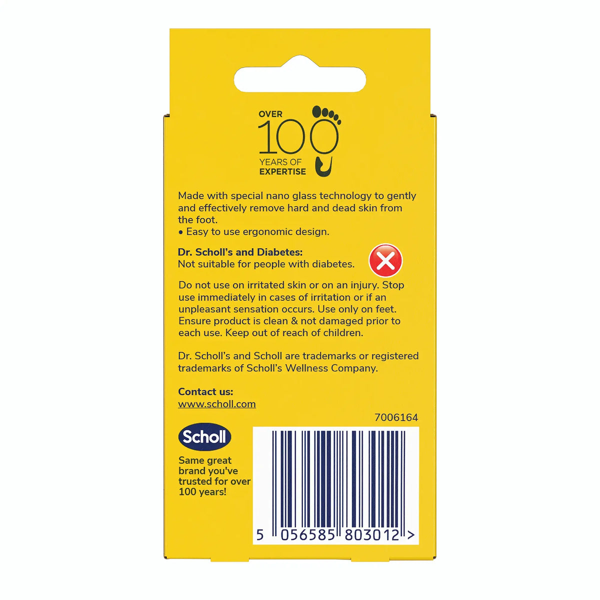Pilnik do stóp Dr. Scholl’s™ do usuwania zrogowaciałego naskórka