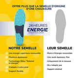 Dr. Scholl's 24-timers energiindlæg til alle typer sko, størrelse Large 40 til 47.5