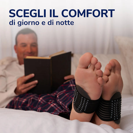 Fascia plantare di supporto per piedi piatti e arcate plantari basse