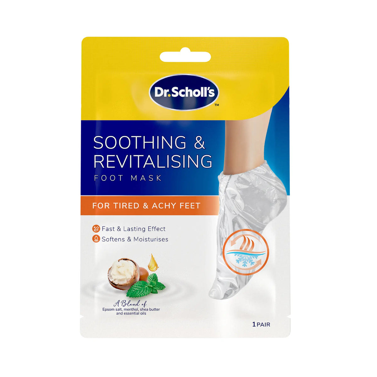 Soothing and Revitalising Foot Mask for Tired, Achy Feet