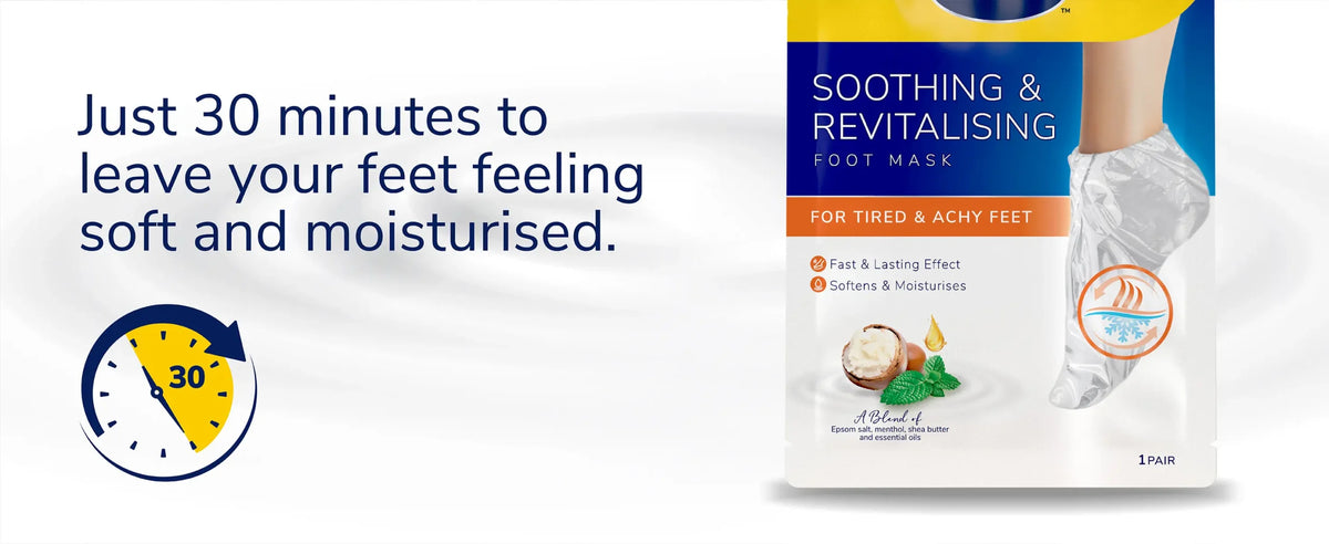 Soothing and Revitalising Foot Mask for Tired, Achy Feet
