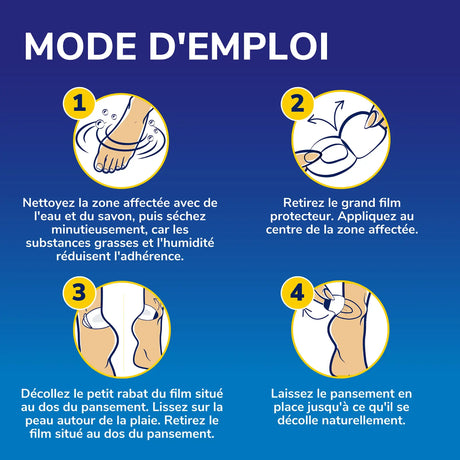 Dr. Scholl's Pansements Ampoules Ouvertes, coupures et égratignures, Technologie Hydrogel avancée