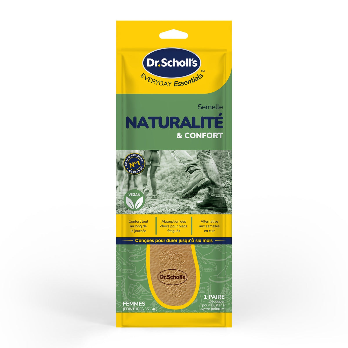 Komfort og naturlig - str. 35 til 40