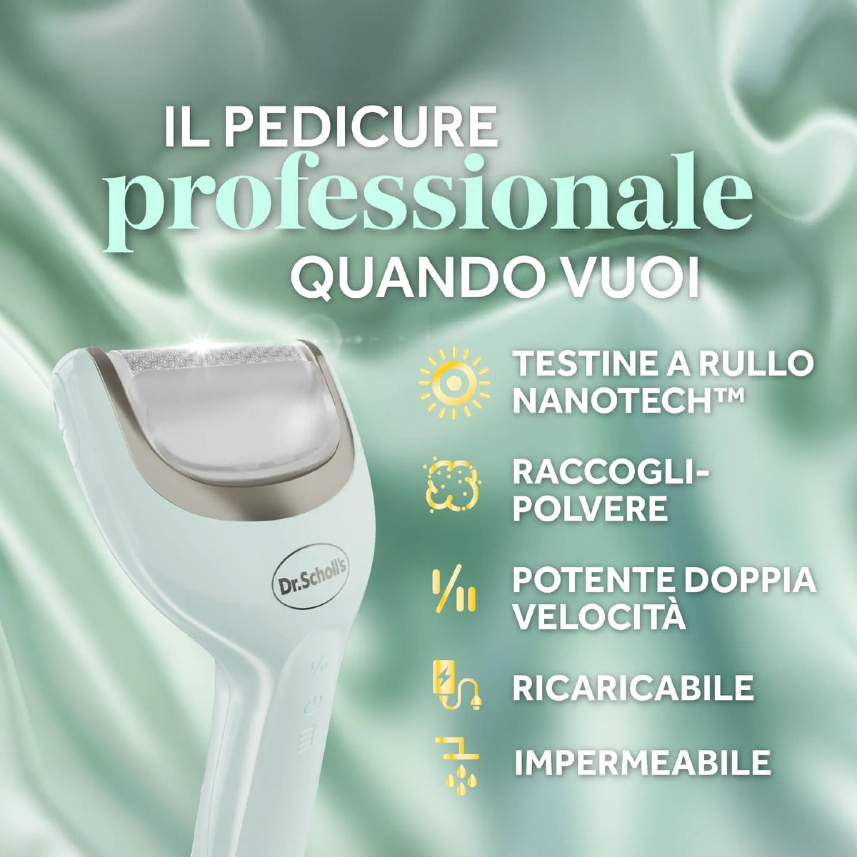 Pedi Perfect Pro professionell elektrisk fotpedikyr