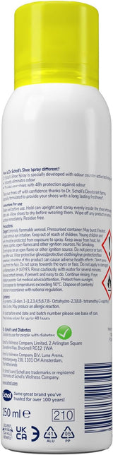 Dr. Scholl’s™ skospray – 48 timers lugtbeskyttelse (150 ml)