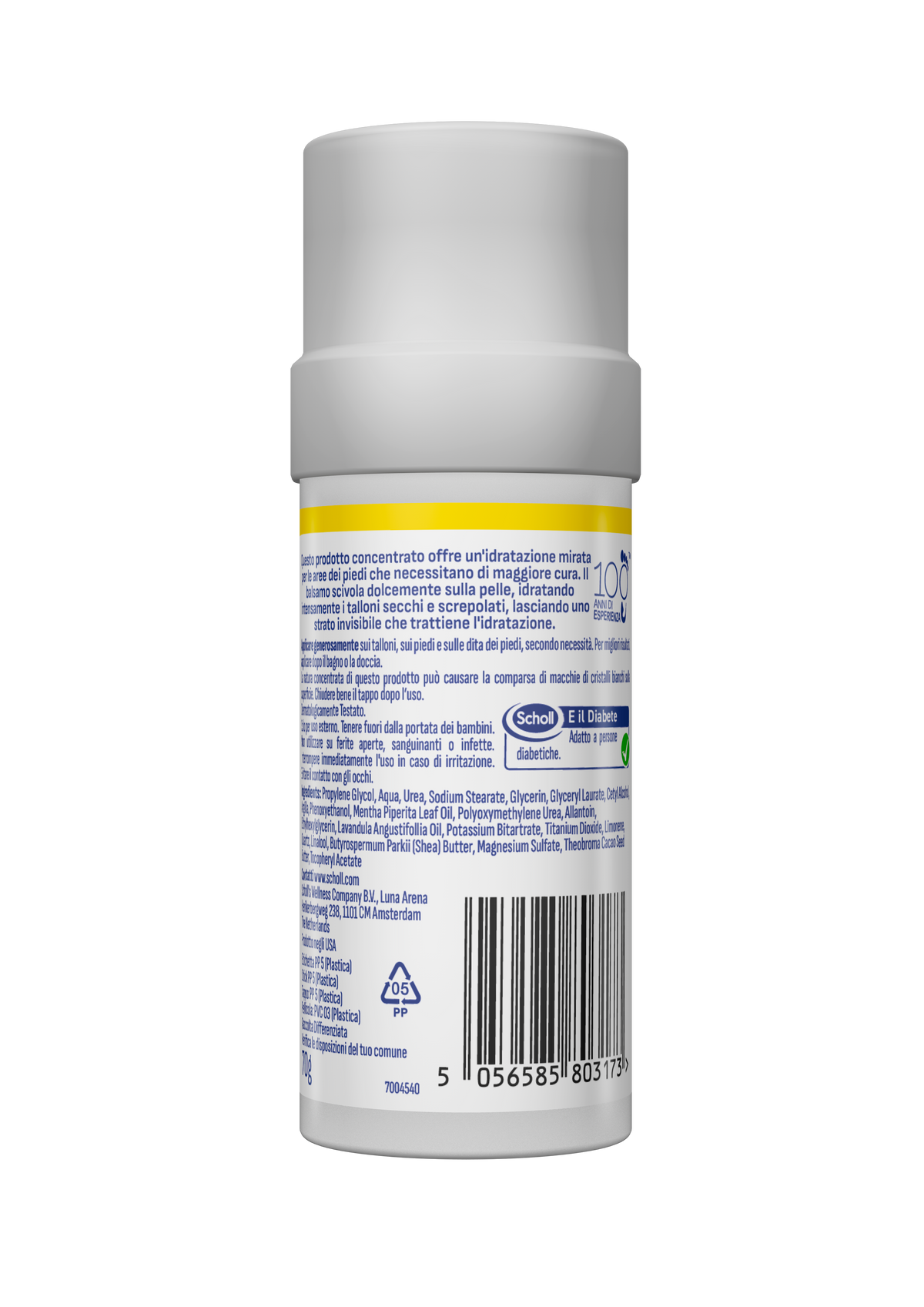 Bálsamo reparador para talones secos y agrietados