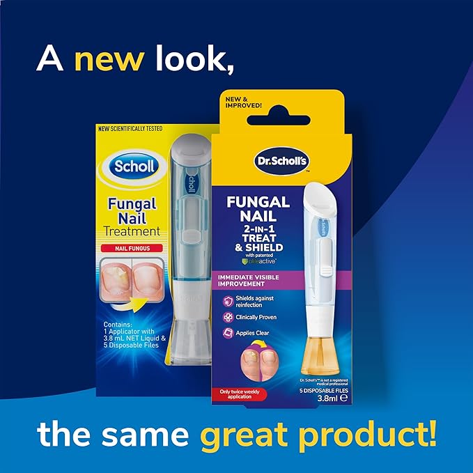 Dr. Scholl’s™ 2-i-1-behandling og beskyttelse mod neglesvamp (3.8 ml)