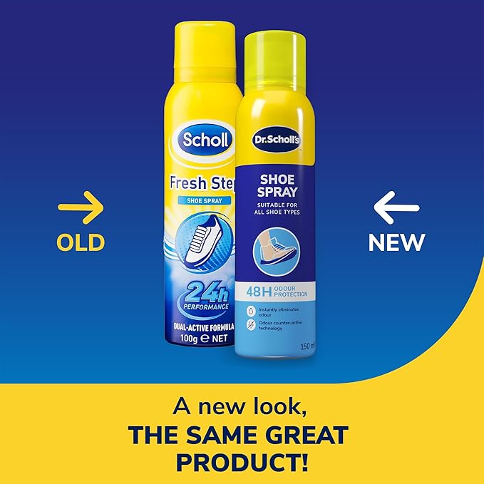 Dr. Scholl’s™ skospray – 48 timers lugtbeskyttelse (150 ml)