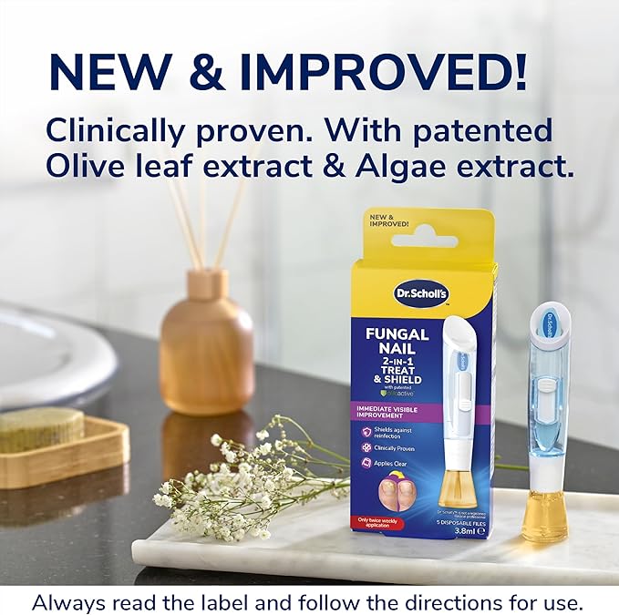Dr. Scholl’s™ 2-i-1-behandling og beskyttelse mod neglesvamp (3.8 ml)