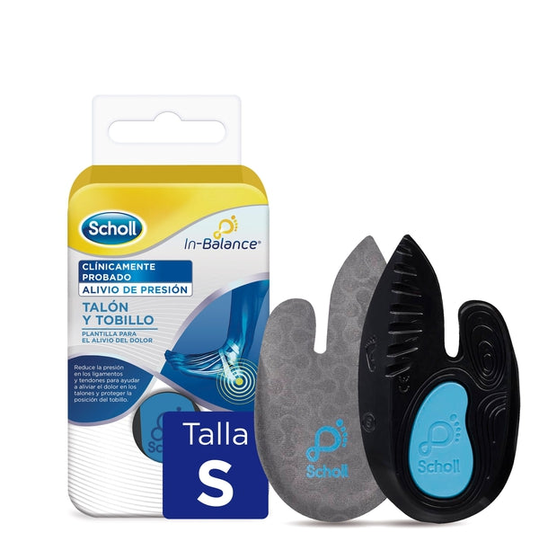 Palmilhas Scholl In-Balance para o calcanhar e o tornozelo
