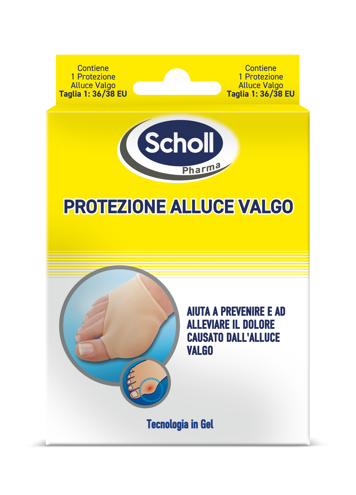 Protezione Alluce Valgo Taglia 1 36-38