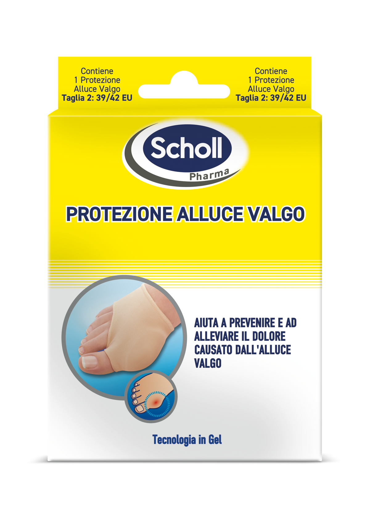 Protezione Alluce Valgo Taglia 2 39-42
