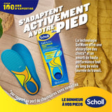 Scholl GelActiv avslappende innleggssåler - størrelse 35.5-40.5