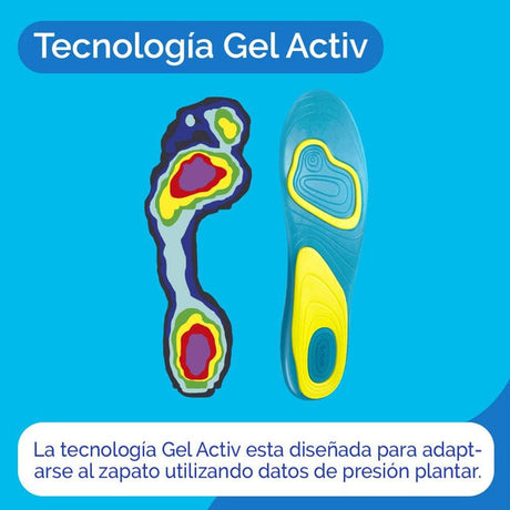 Scholl Plantillas de Gel Uso Diario Hombre