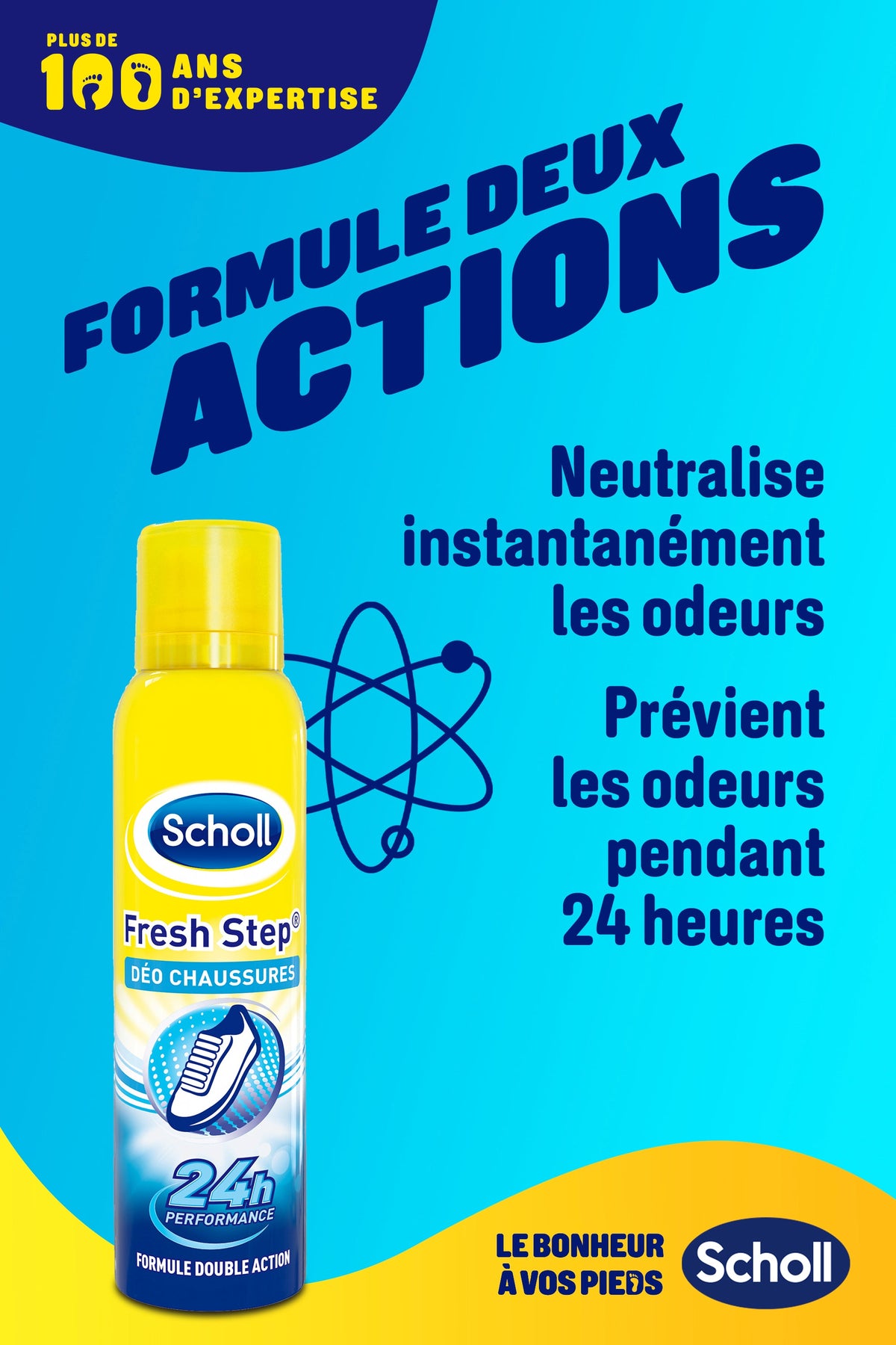 Déodorant Chaussures Scholl Fresh Step