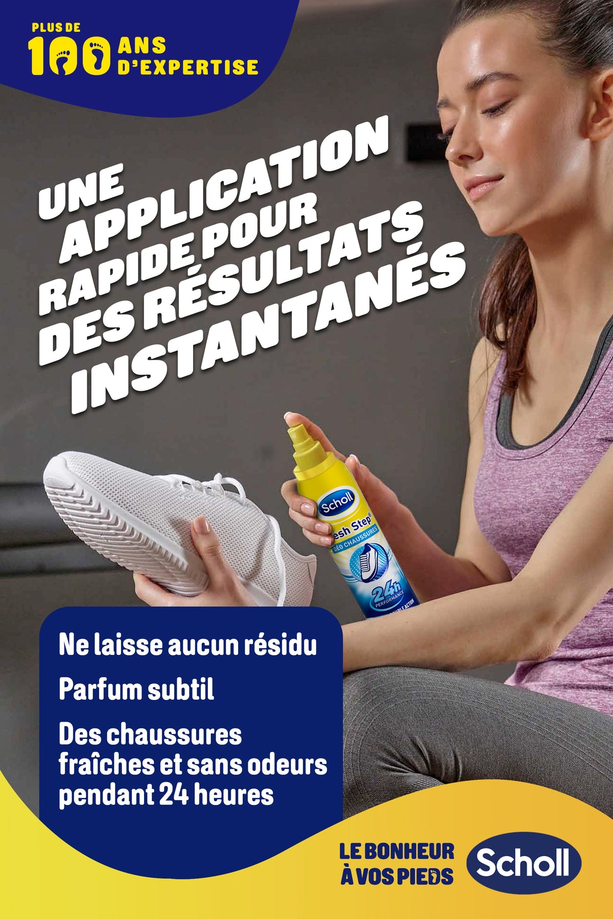 Déodorant Chaussures Scholl Fresh Step